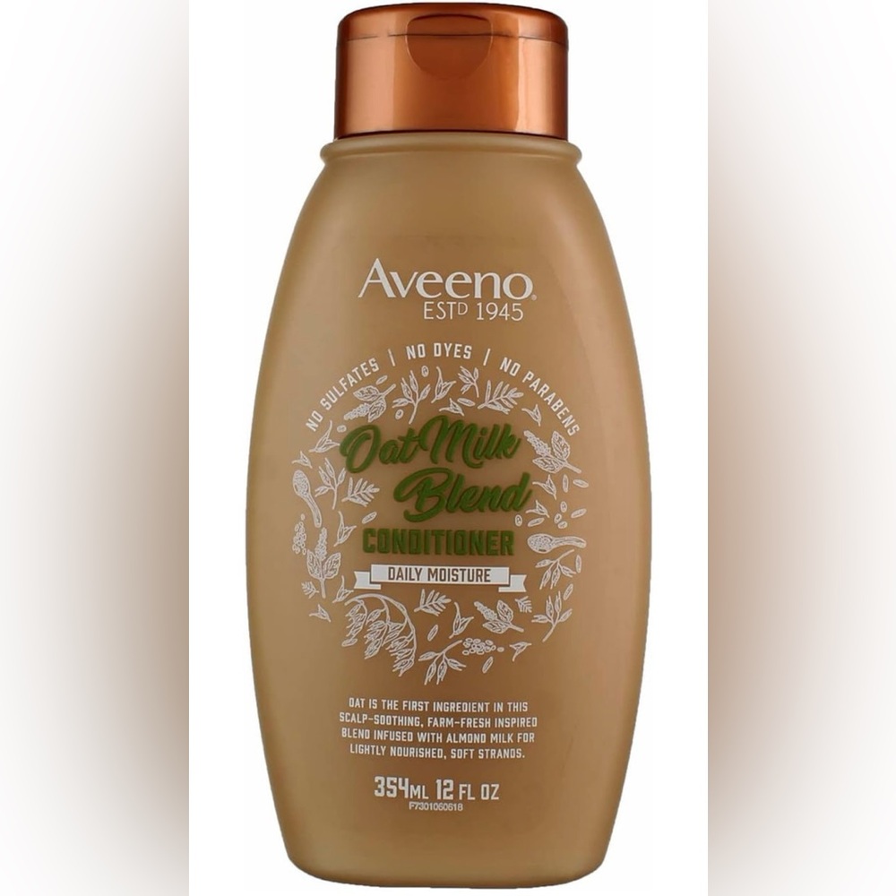 Aveeno Conditioner Oat Milk Blend 12 Ounce (Moisture) (354ml) (2 Pack)
